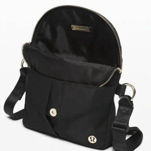 Lululemon All Night Festival Bag *Micro / Black & Gold. Brand new in package.